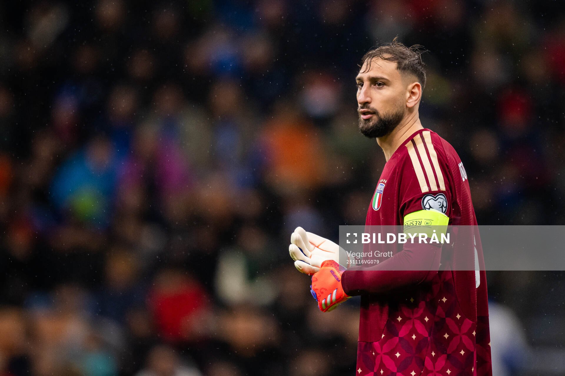 Goalkeeper Gianluigi Donnarumma of Italy