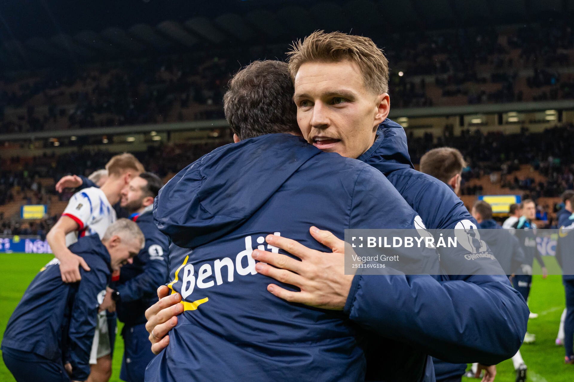 Martin Ødegaard of Norway celebrates