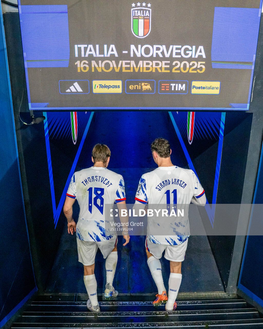 Kristian Thorstvedt and Jørgen Strand Larsen of Norway