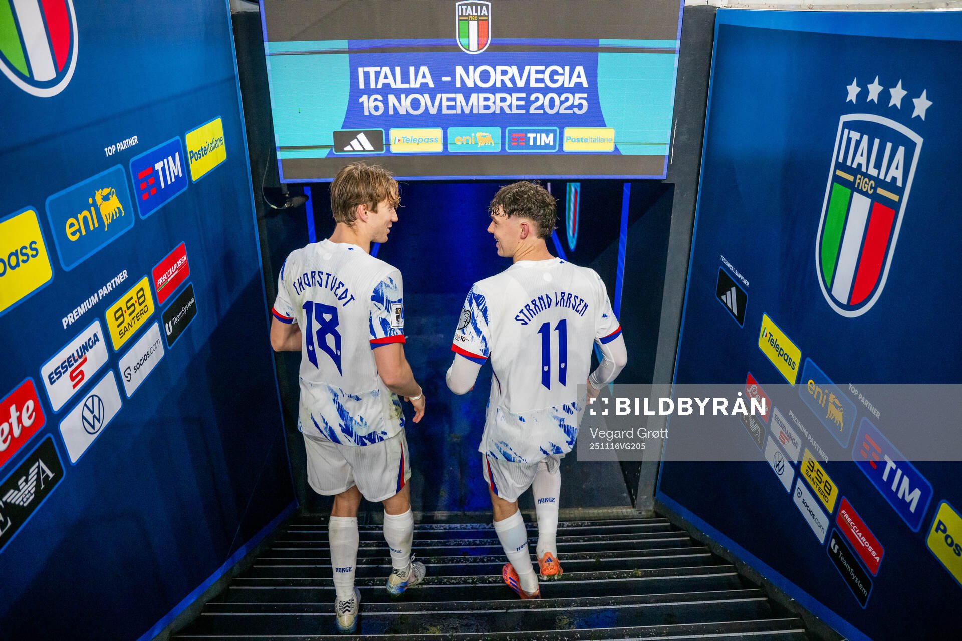Kristian Thorstvedt and Jørgen Strand Larsen of Norway