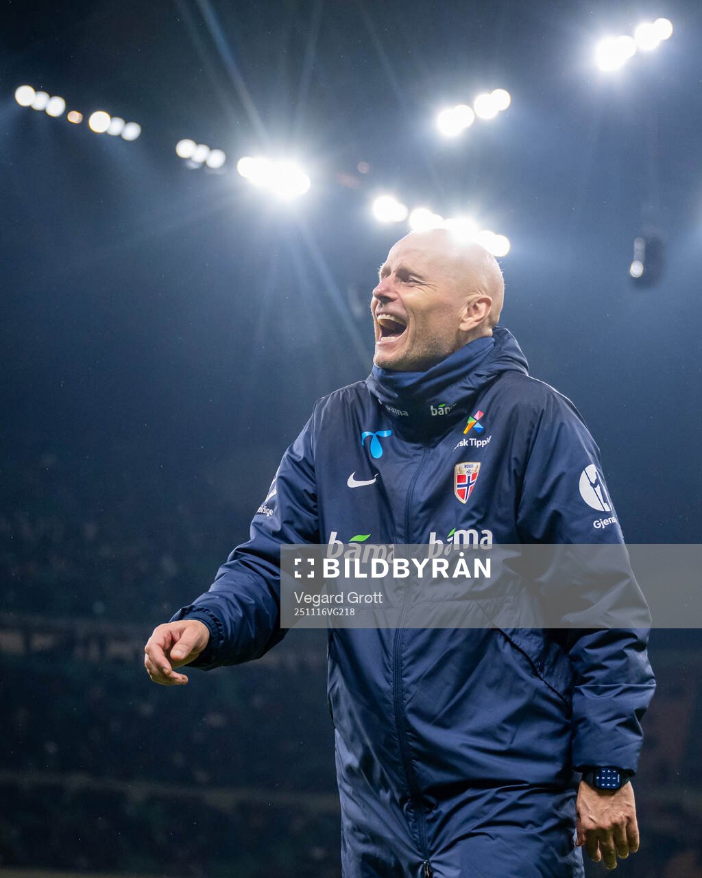 Ståle Solbakken, head coach of Norway