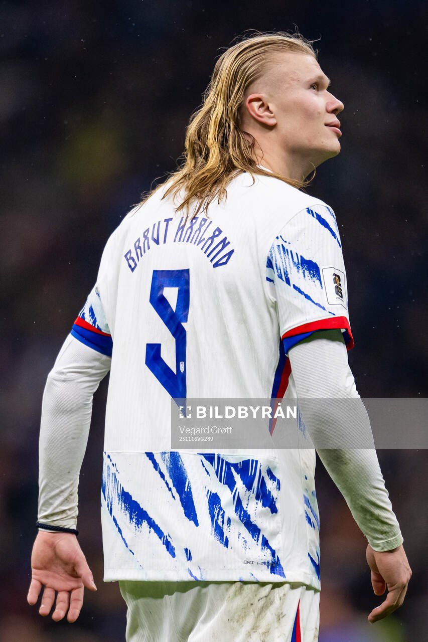 Erling Braut Haaland of Norway celebrates