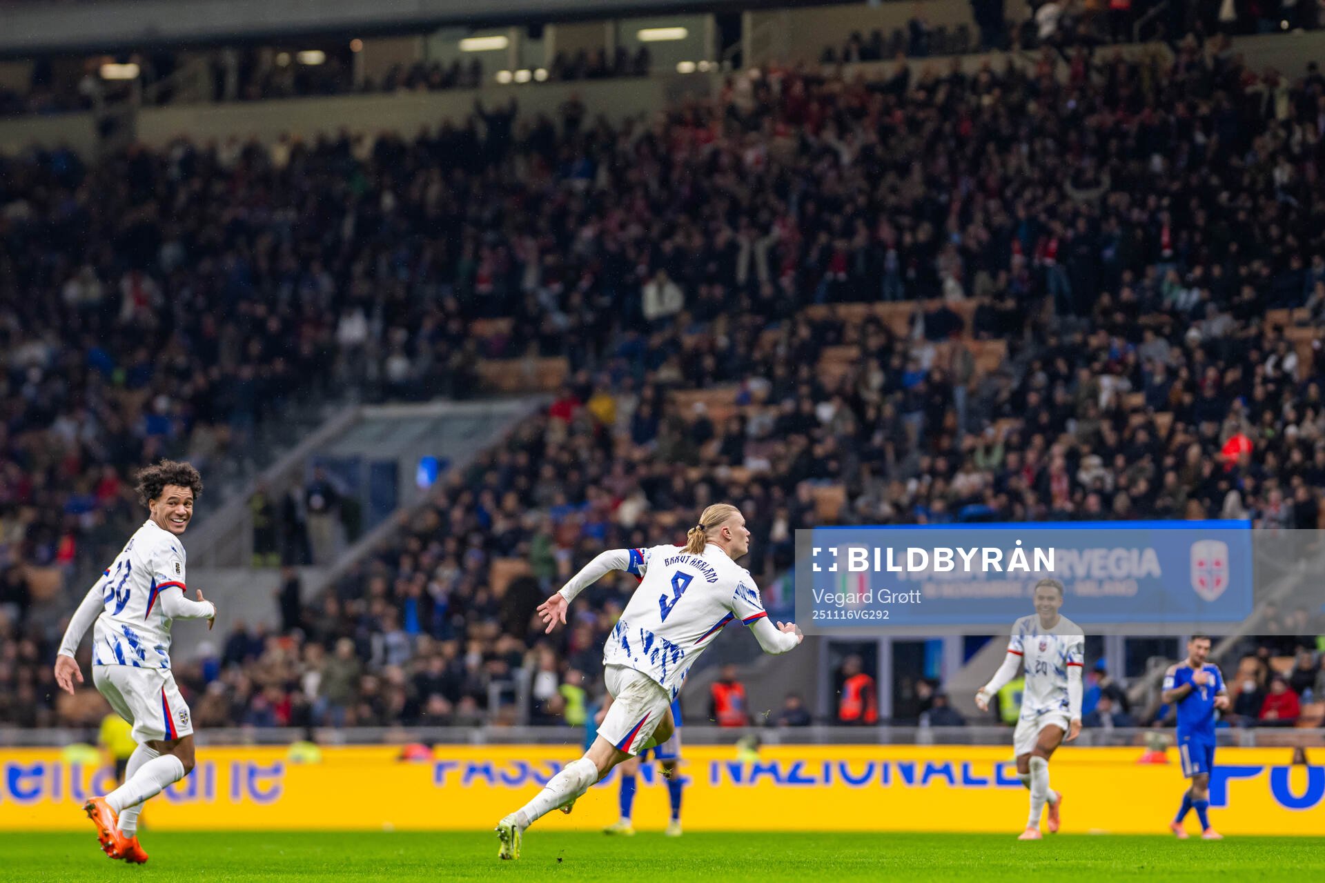 Erling Braut Haaland of Norway celebrates