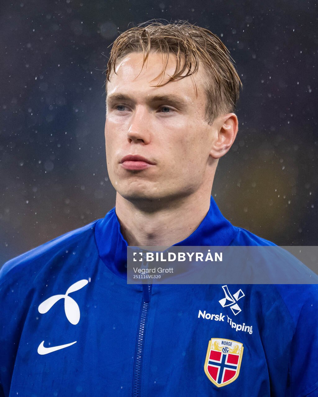 Torbjørn Lysaker Heggem of Norway line up