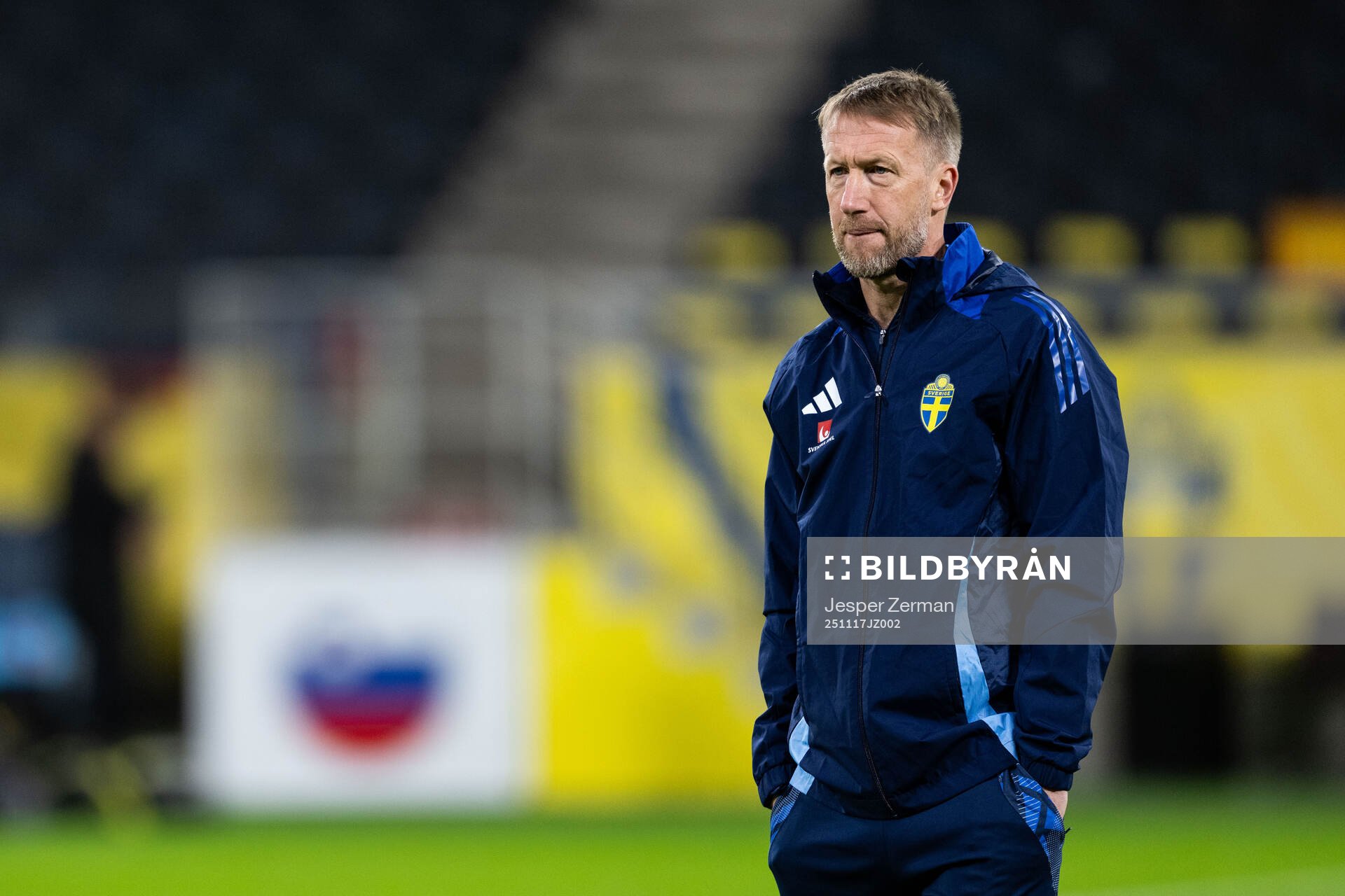 Head coach Graham Potter of the Swedish men's national