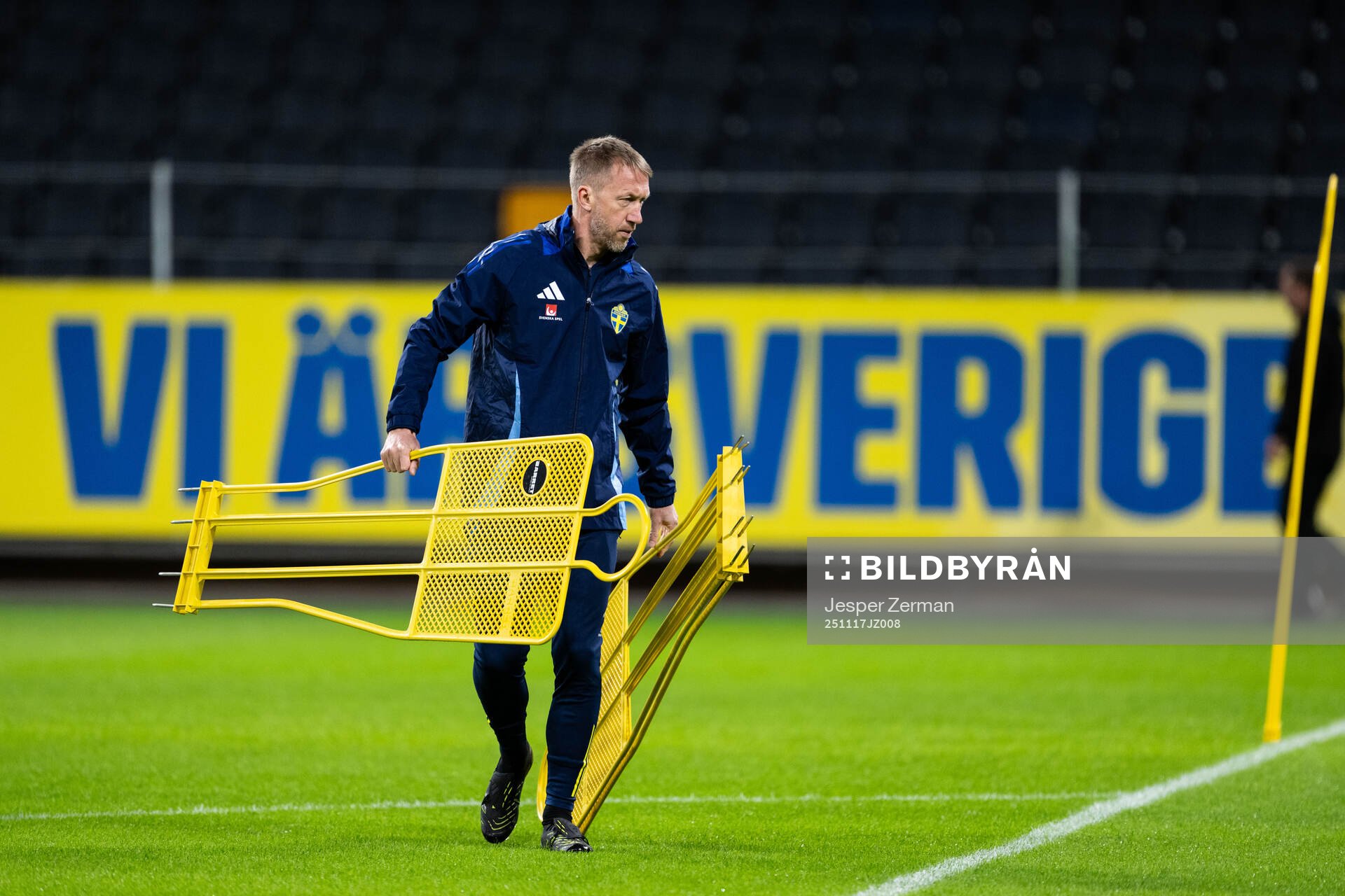 Head coach Graham Potter of the Swedish men's national