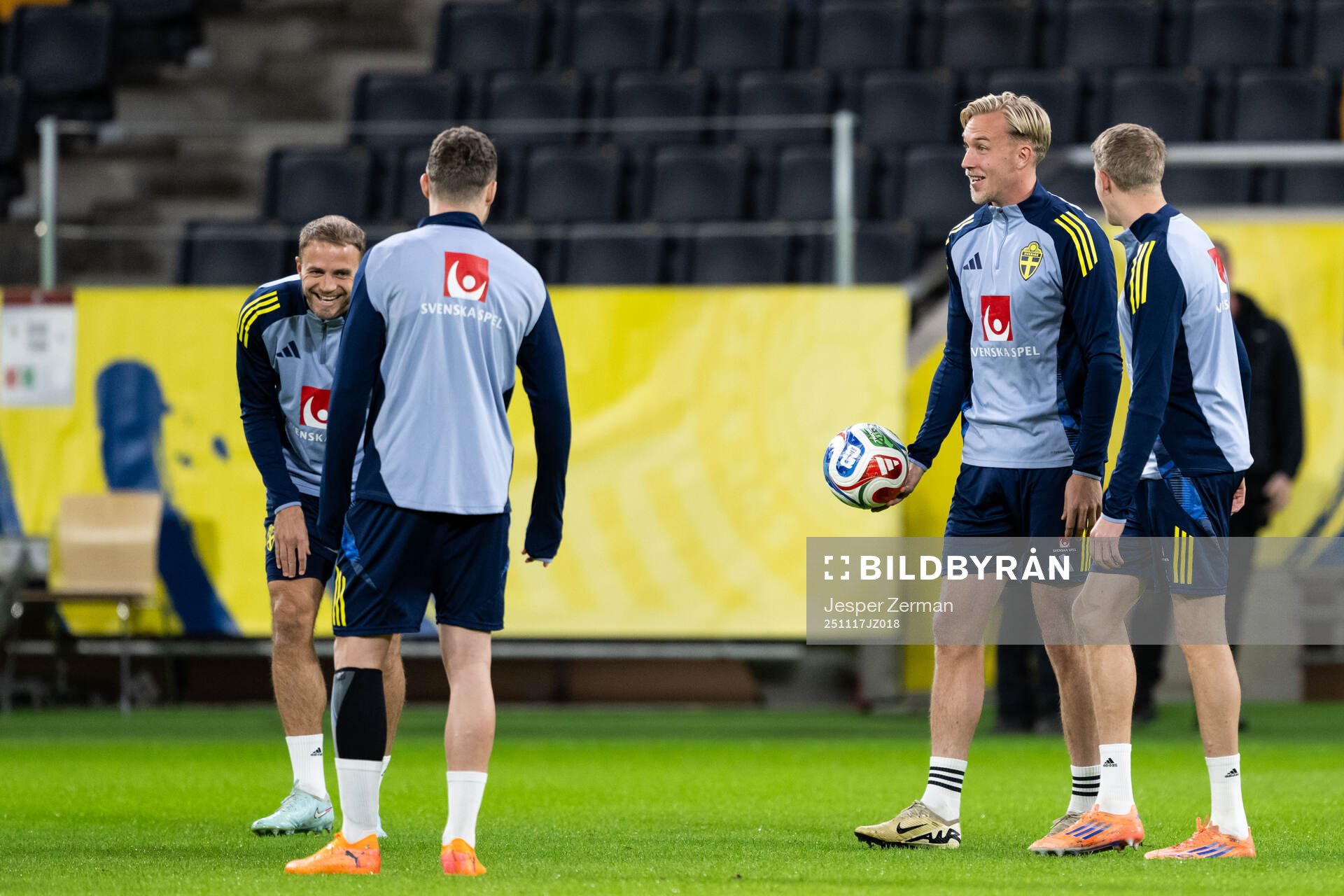 Herman Johansson of the Swedish men's national football team