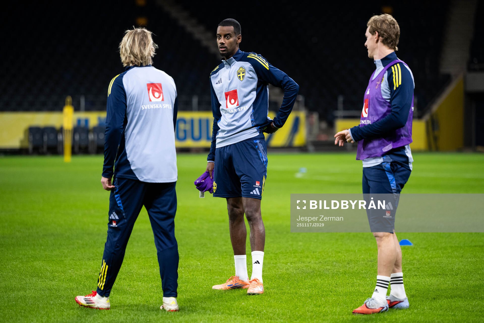 Alexander Isak of the Swedish men's national football team