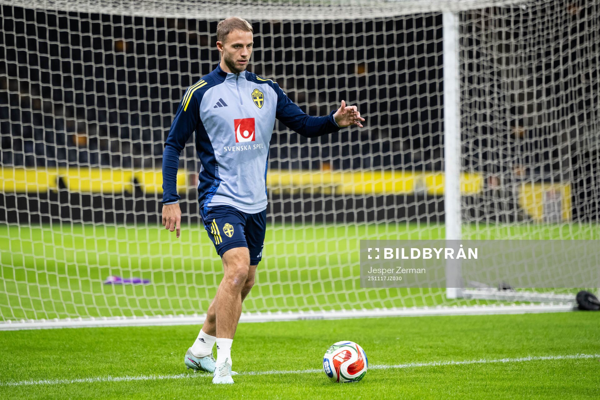 Gustav Lundgren of the Swedish men's national football team