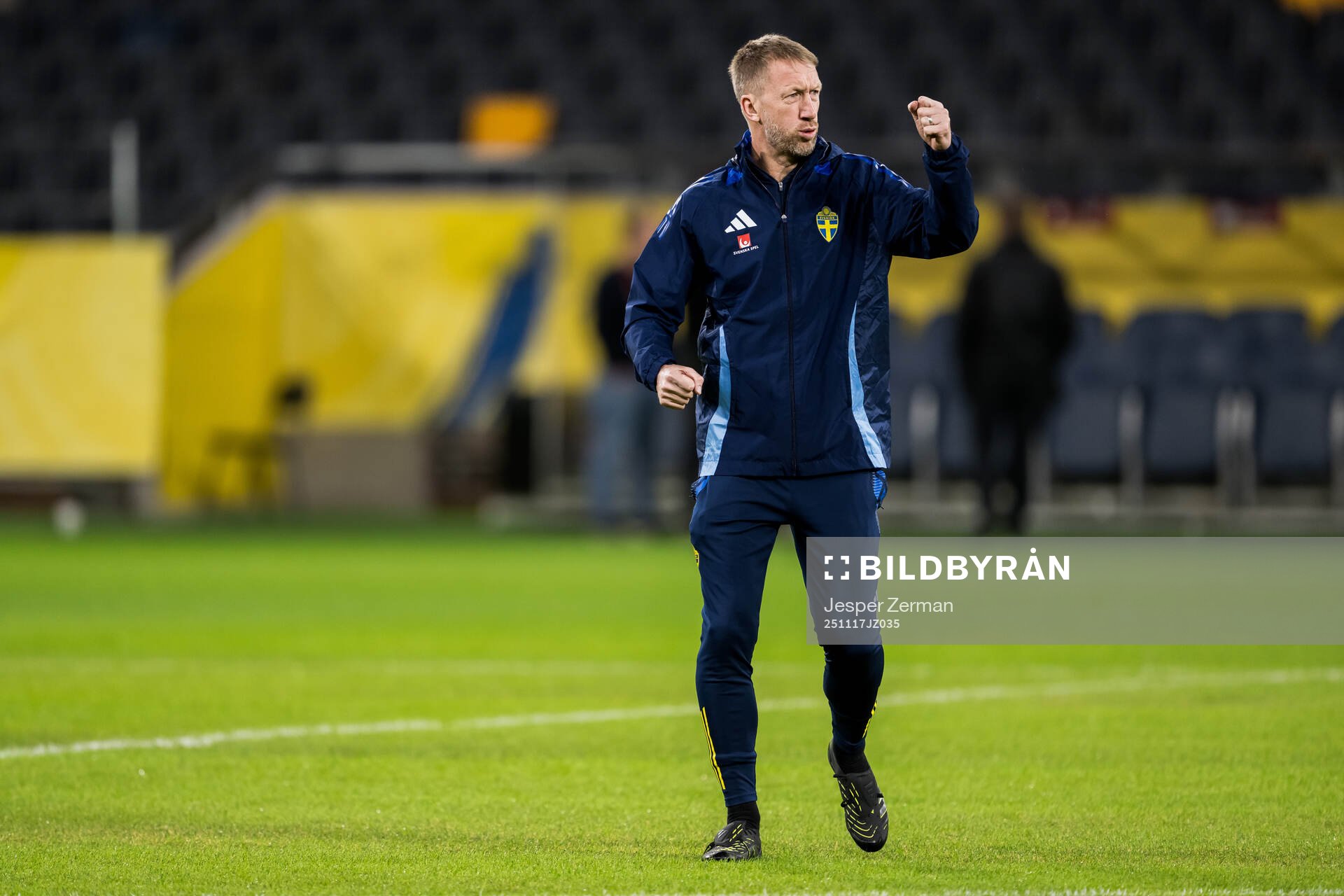 Head coach Graham Potter of the Swedish men's national