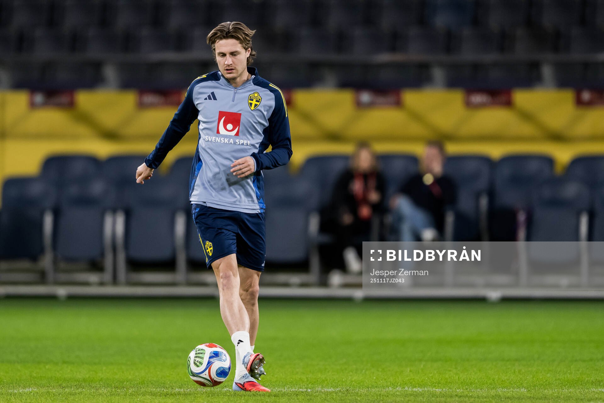 Mattias Svanberg of the Swedish men's national football team