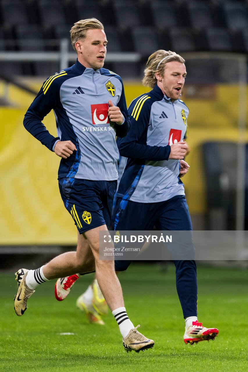 Herman Johansson and Emil Forsberg of the Swedish men's