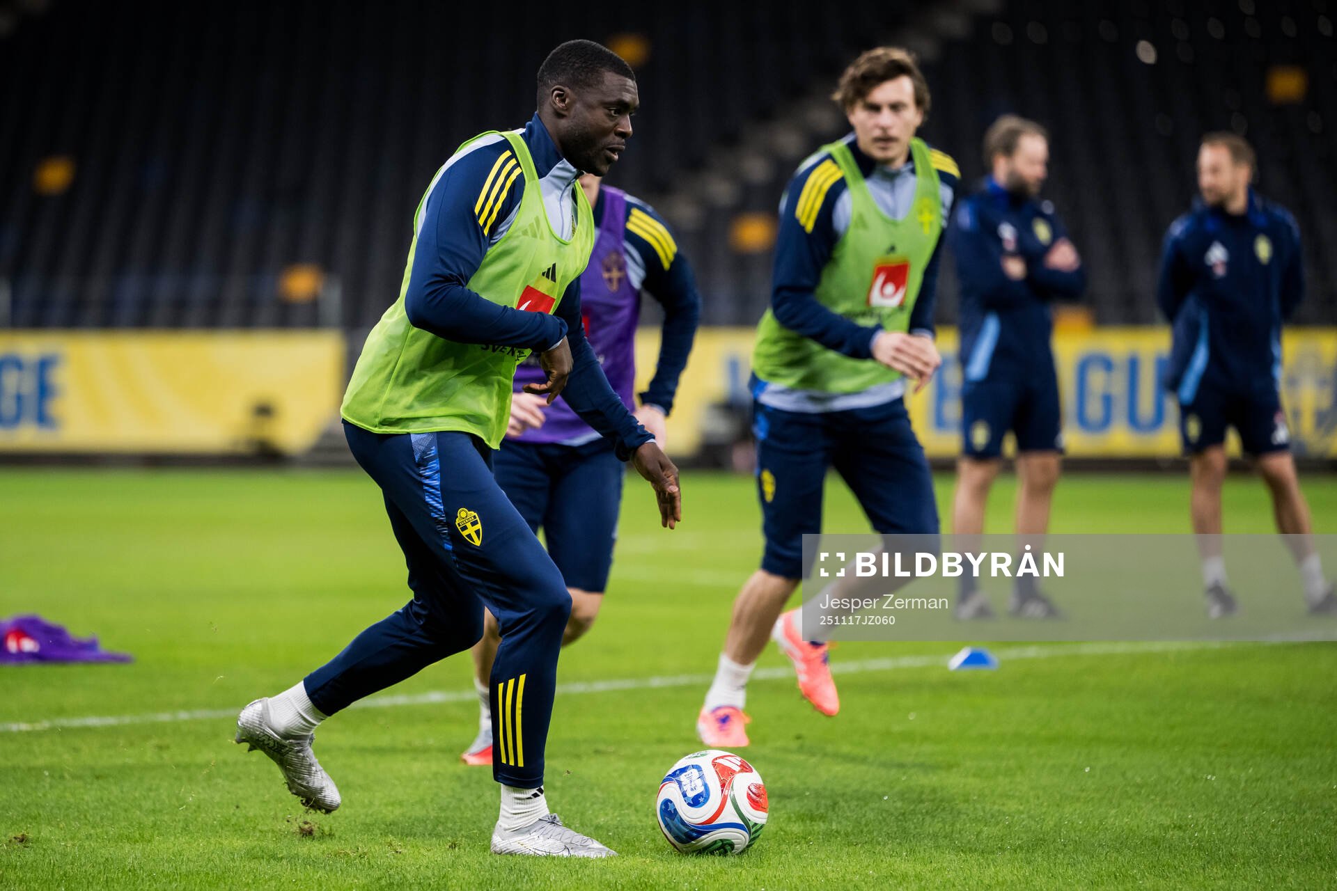 Ken Sema of the Swedish men's national football team