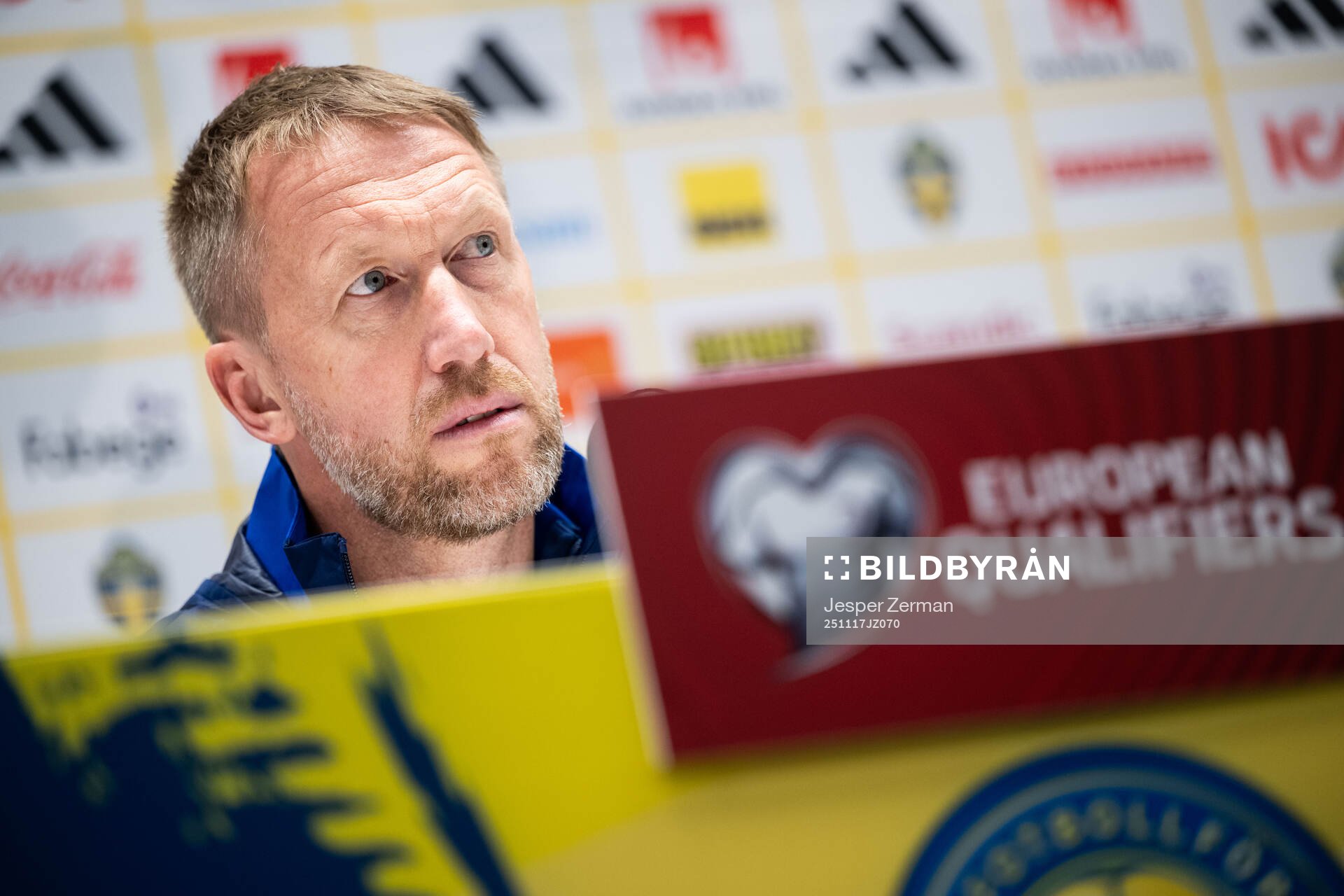 Head coach Graham Potter of the Swedish men's national