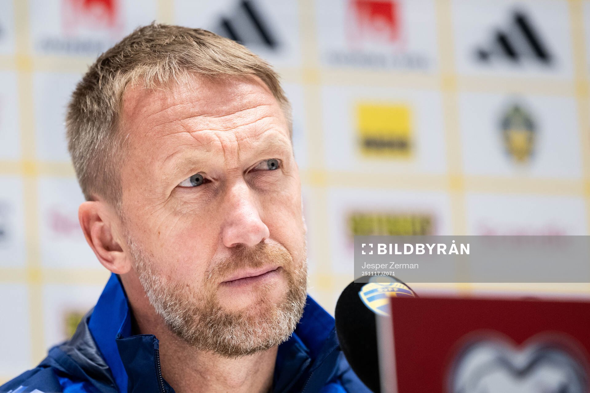 Head coach Graham Potter of the Swedish men's national