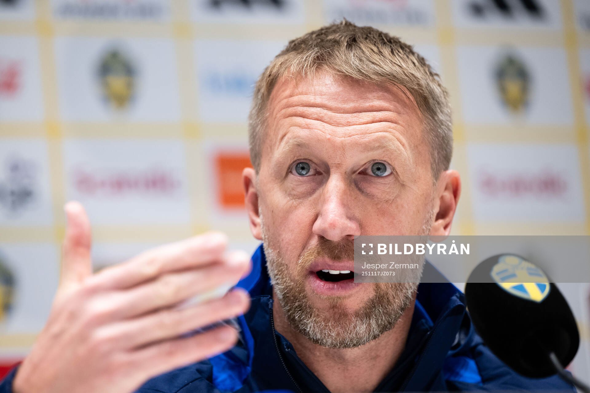 Head coach Graham Potter of the Swedish men's national