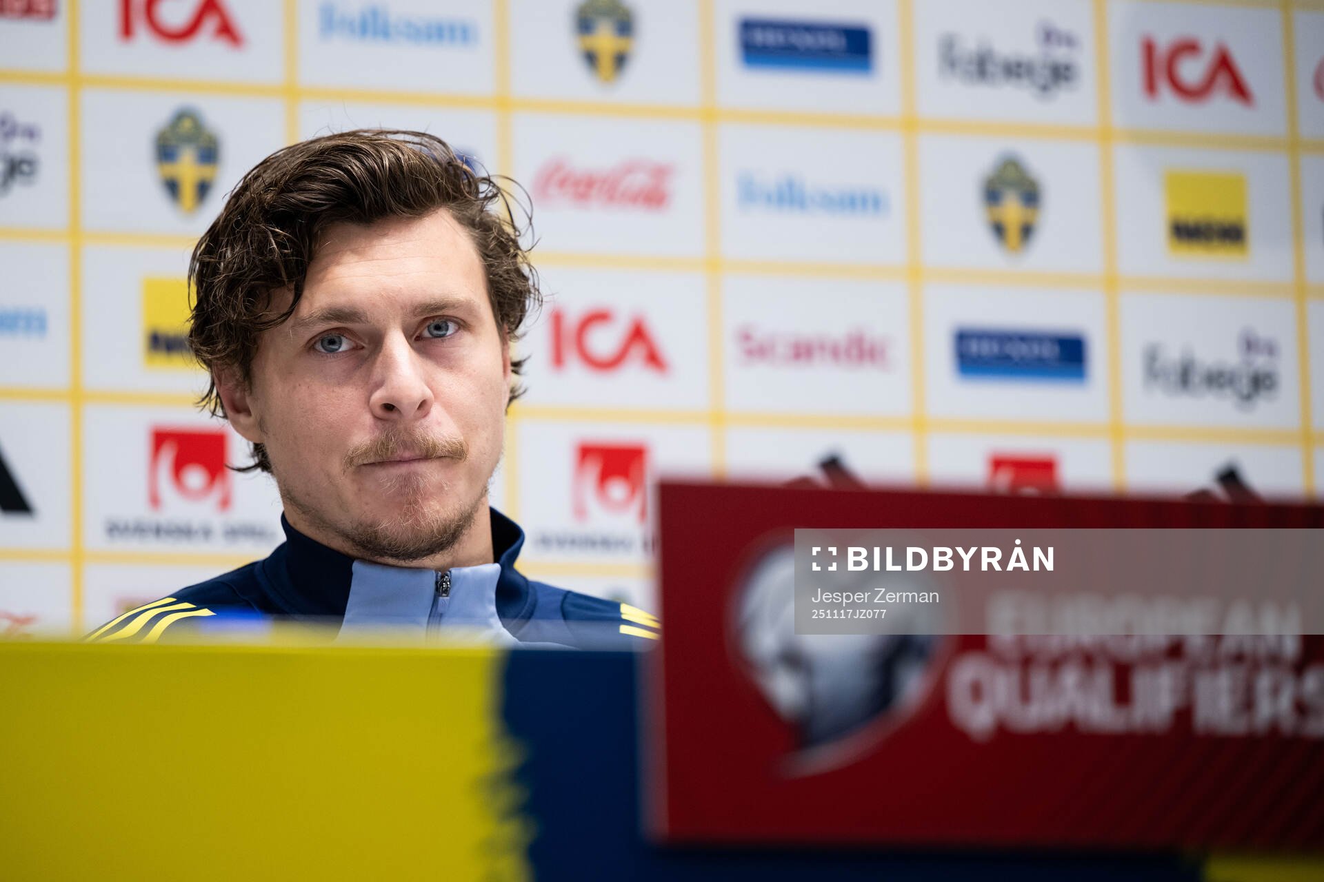 Victor Nilsson Lindelöf of the Swedish men's national