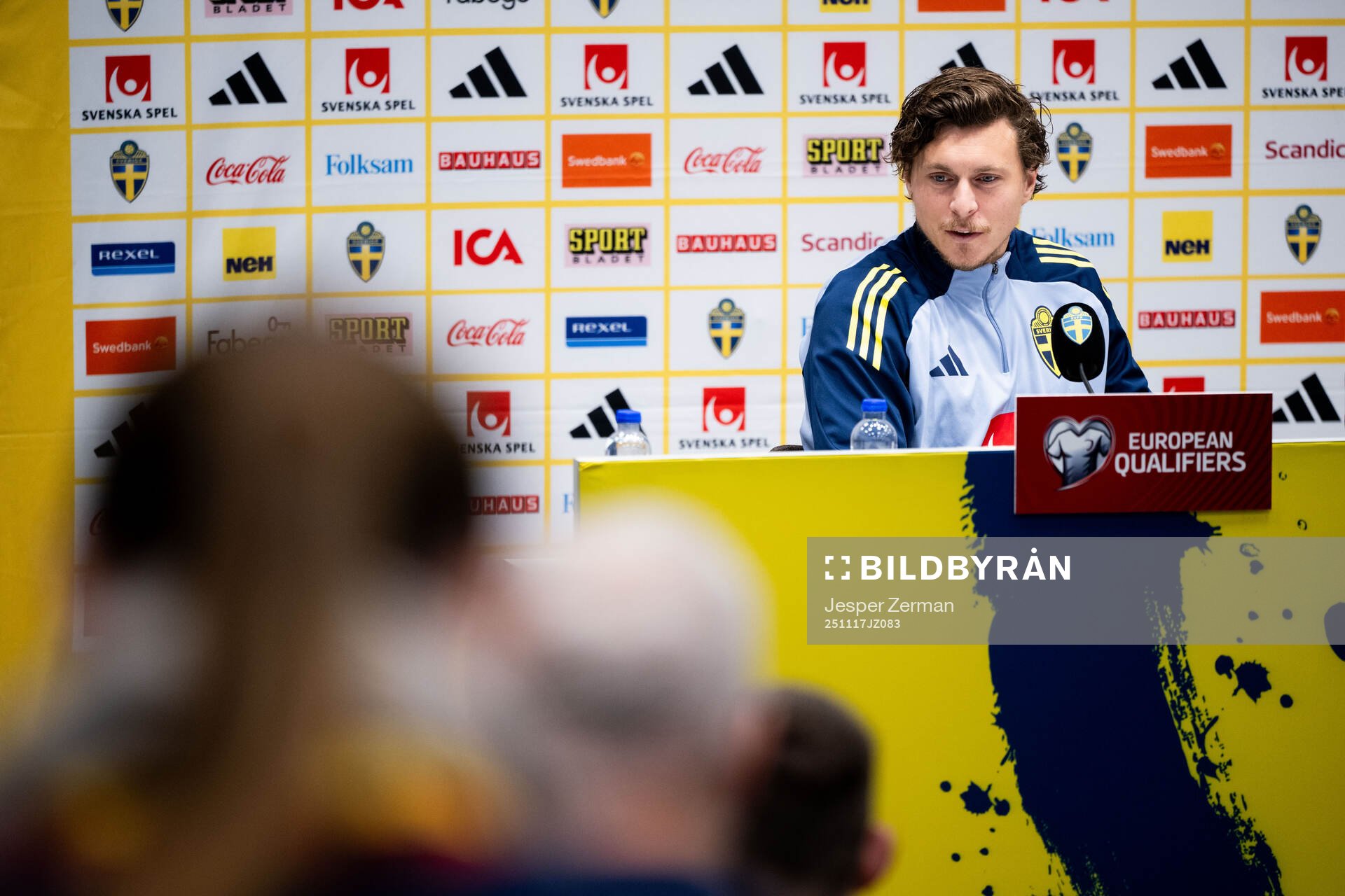 Victor Nilsson Lindelöf of the Swedish men's national