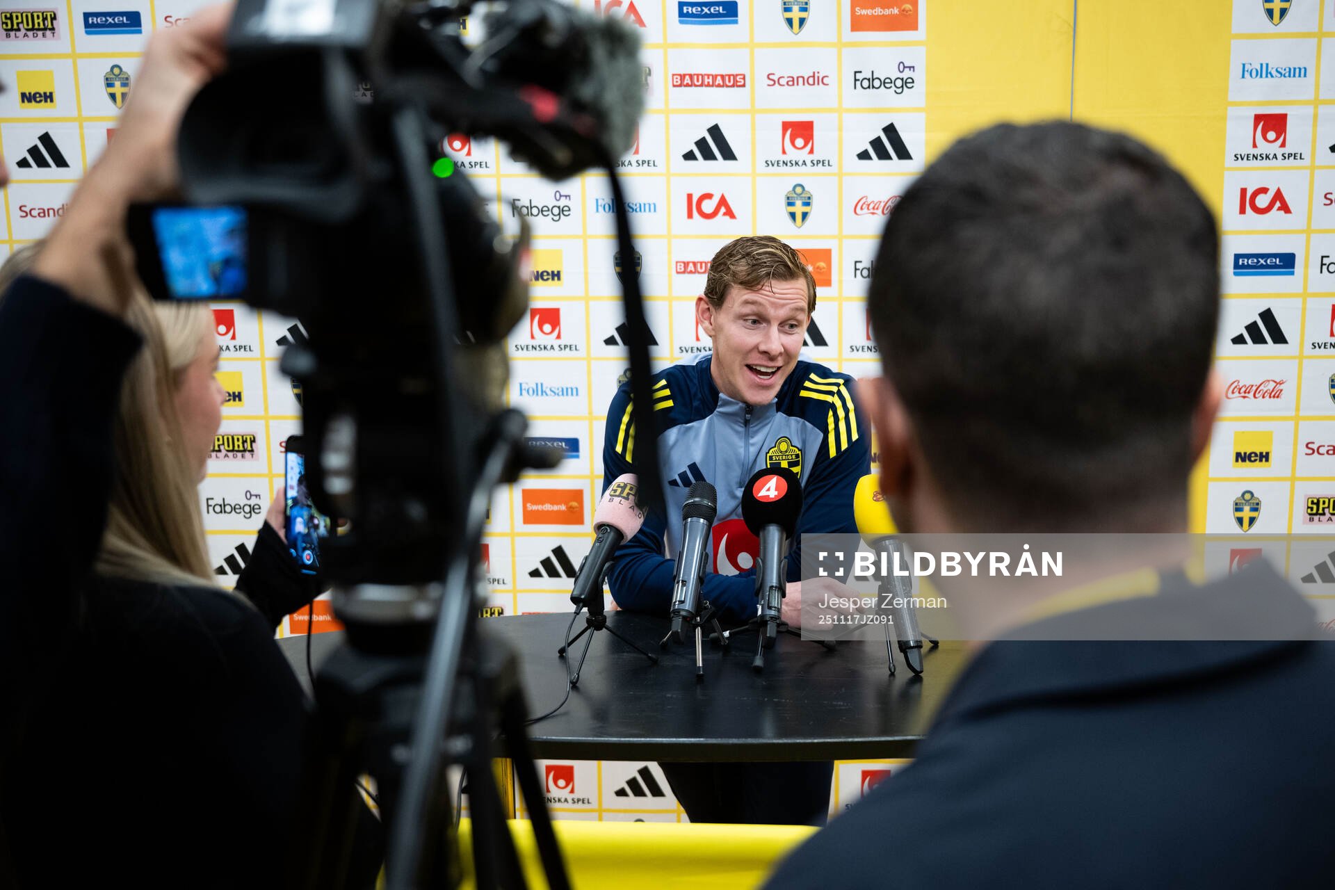 Emil Krafth of the Swedish men's national football team in