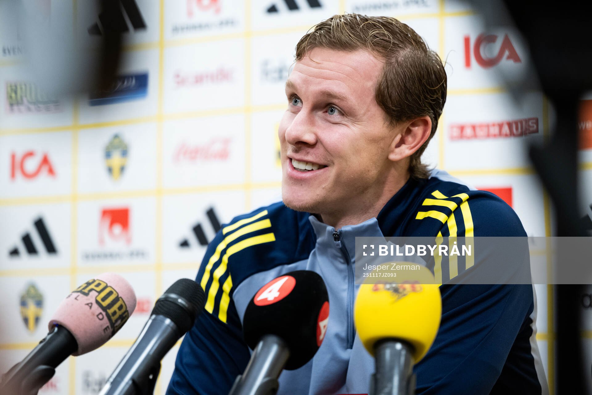 Emil Krafth of the Swedish men's national football team in