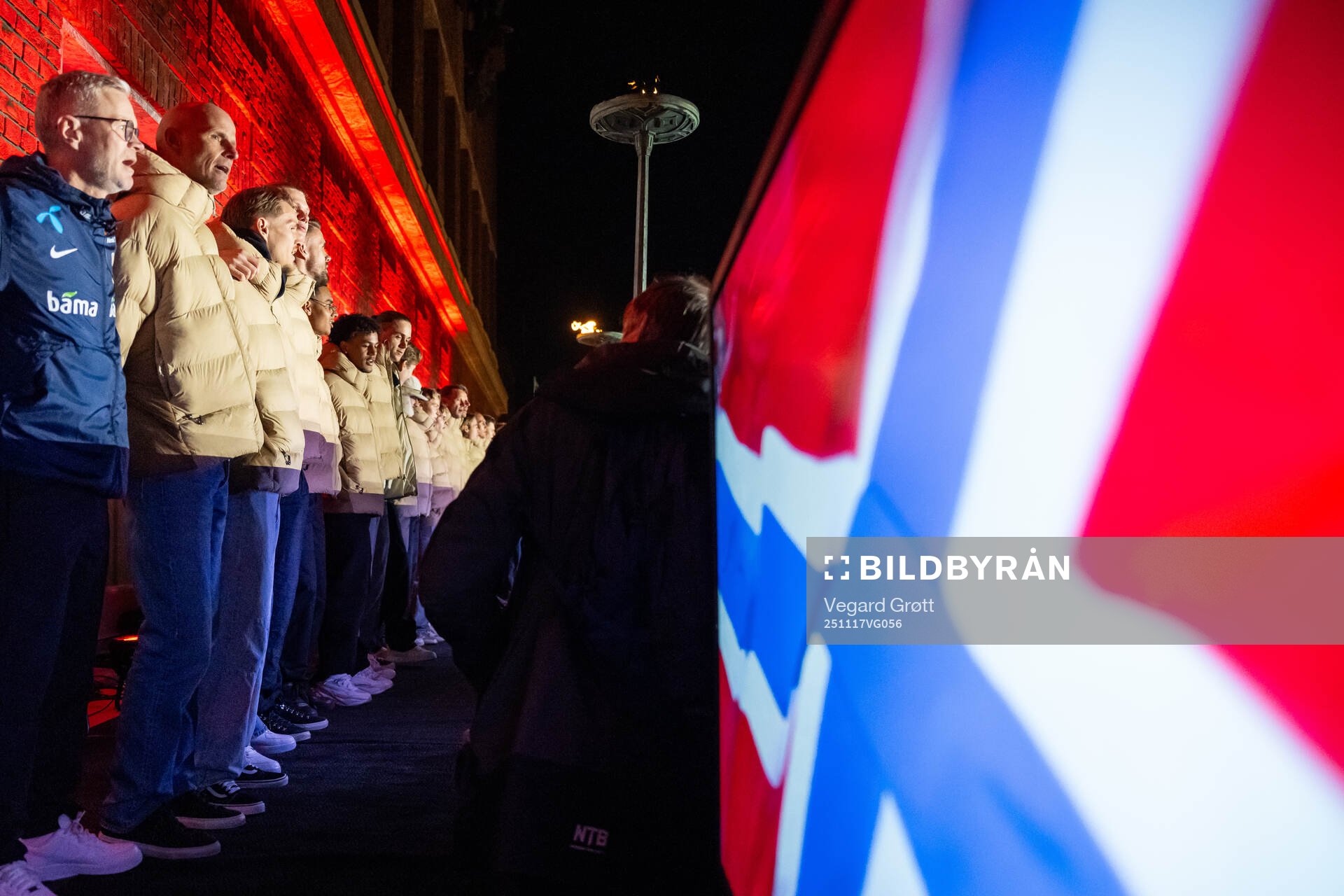 Team manager Are Hokstad, head coach Ståle Solbakken and