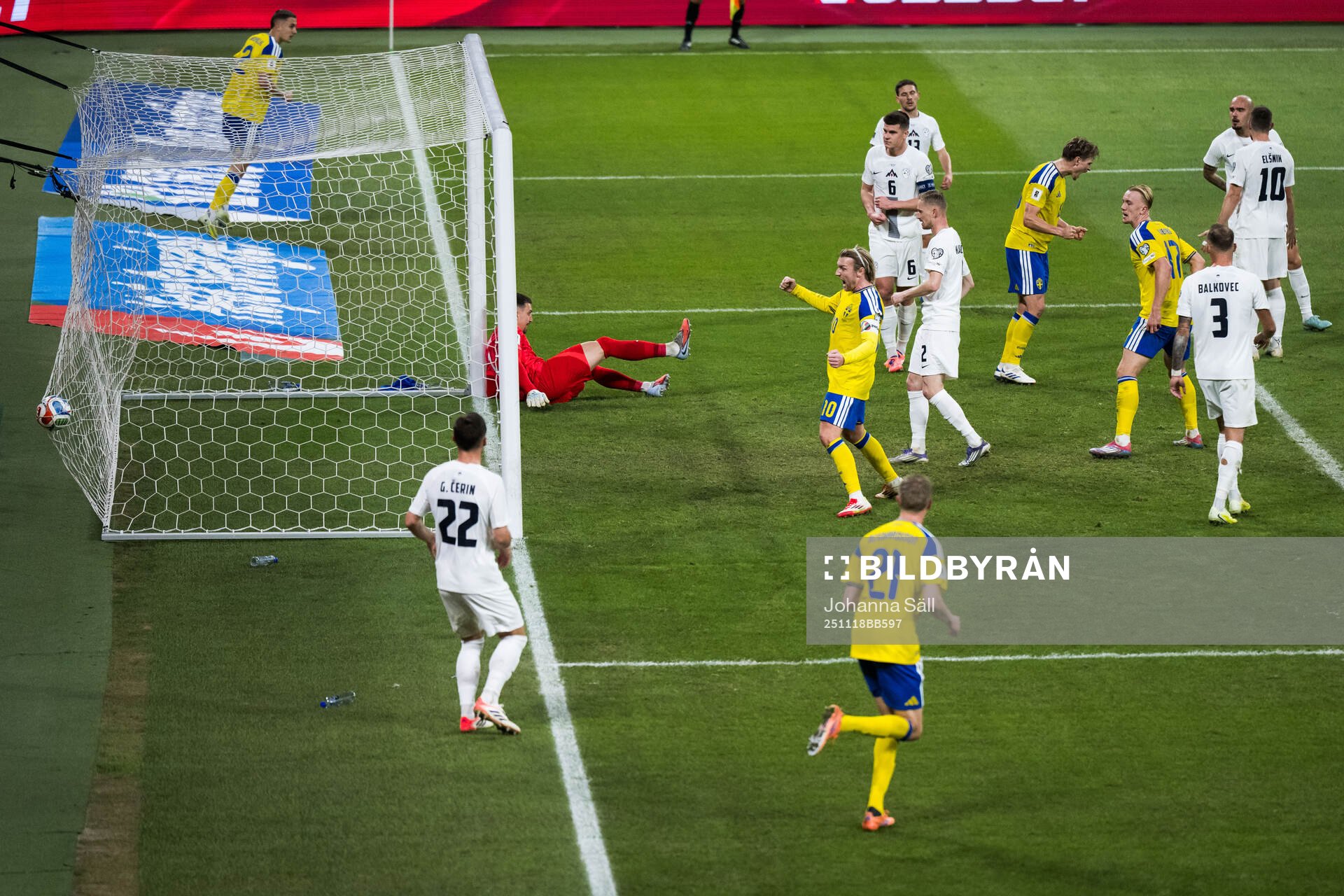 Emil Forsberg, Carl Starfelt, Isac Lidberg and Gustav