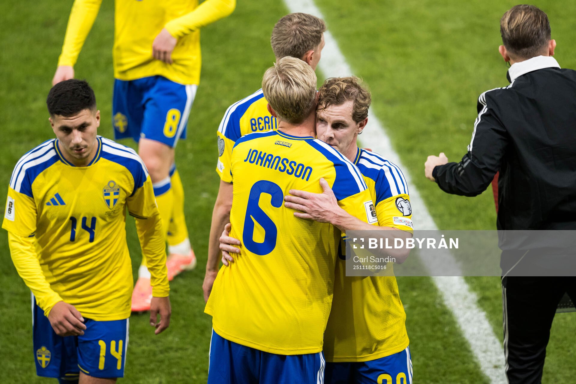 Herman Johansson and Emil Krafth of Sweden