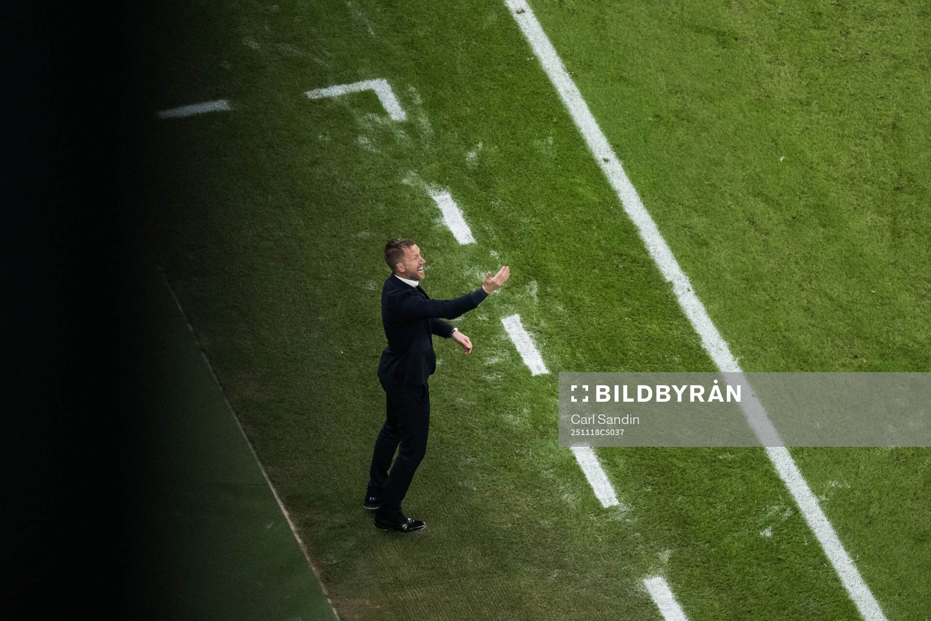 Head coach Graham Potter of Sweden