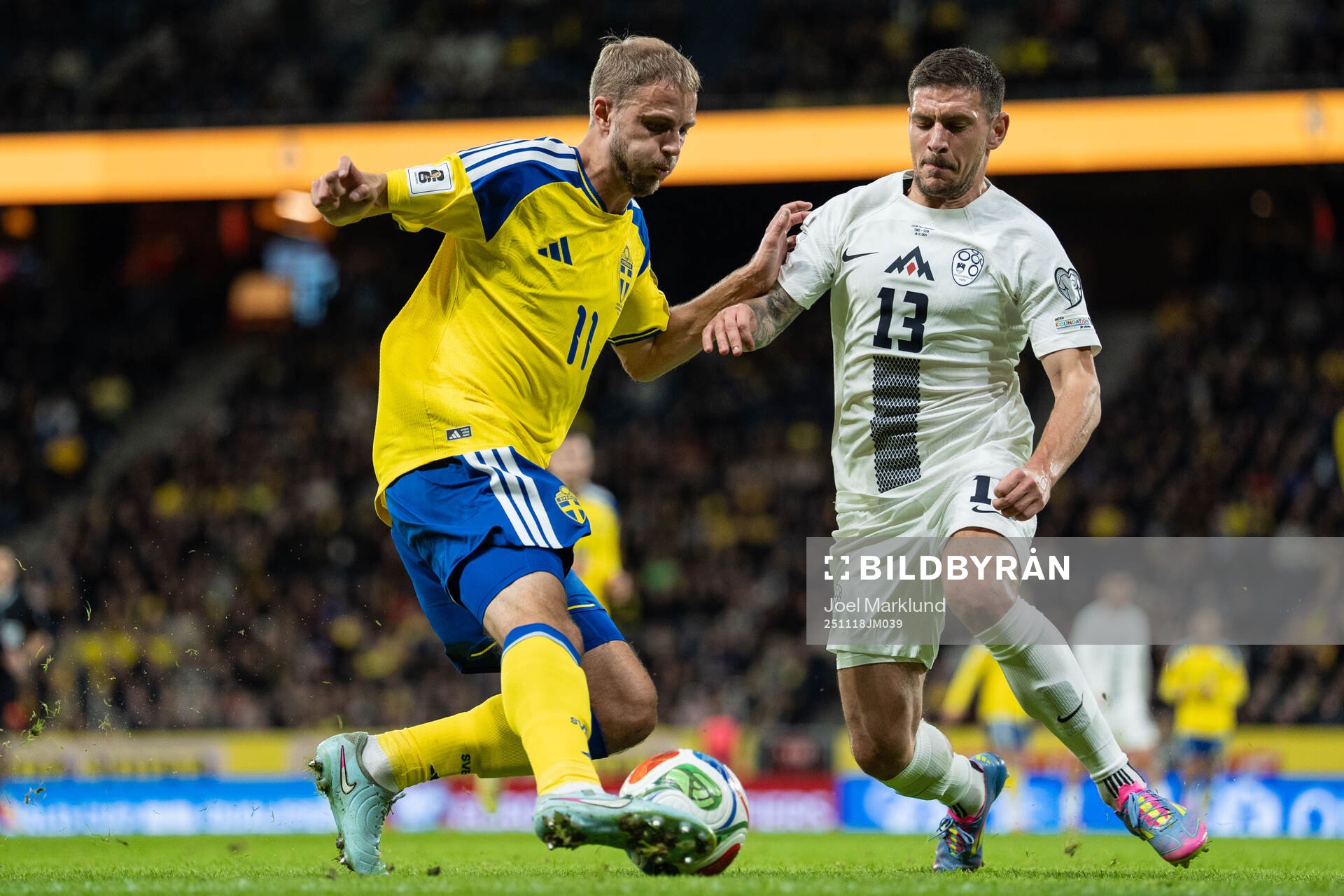 Gustav Lundgren of Sweden and Erik Janza of Slovenia