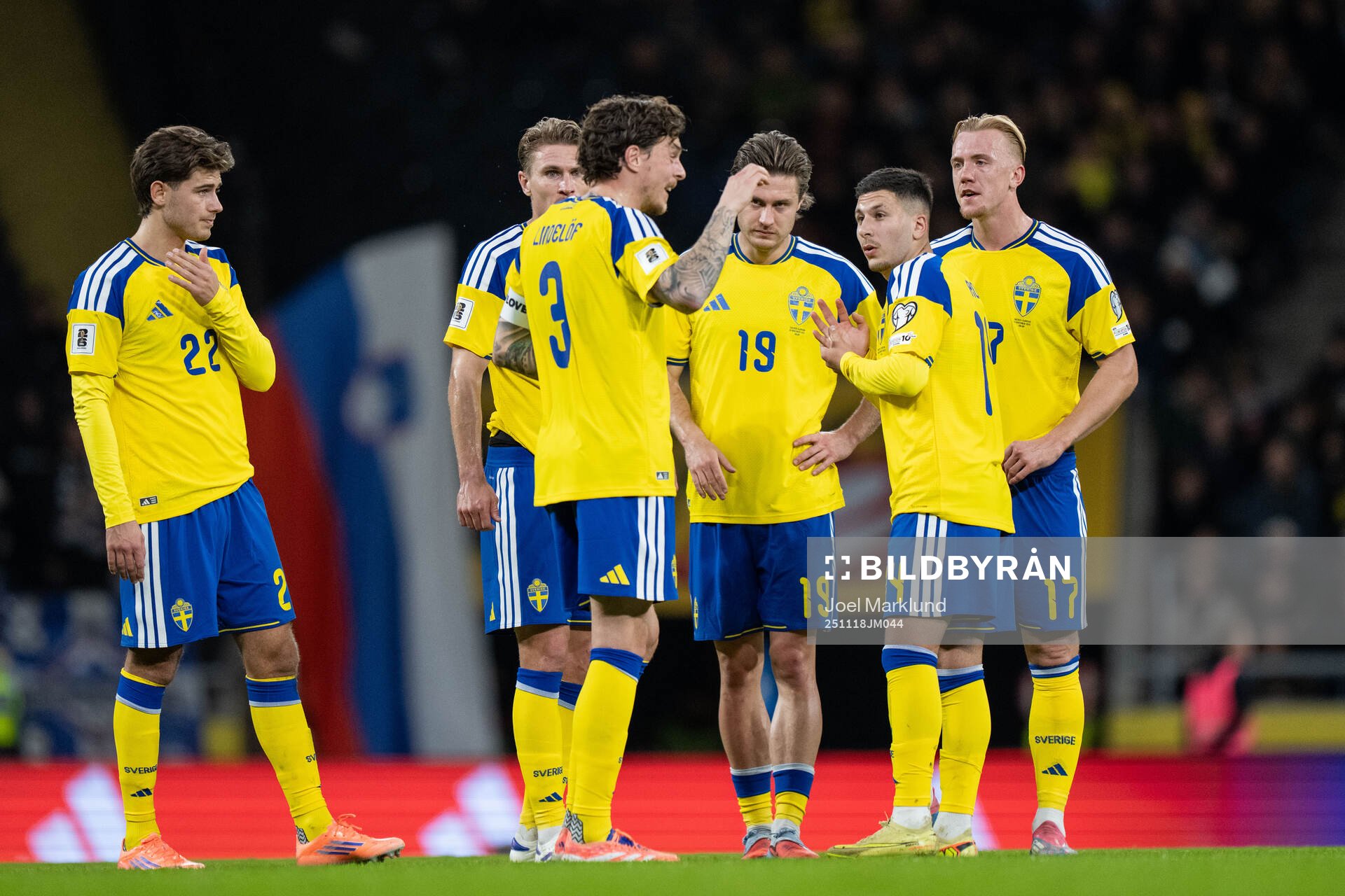 Besfort Zeneli, Carl Starfelt, Victor Nilsson Lindelöf,