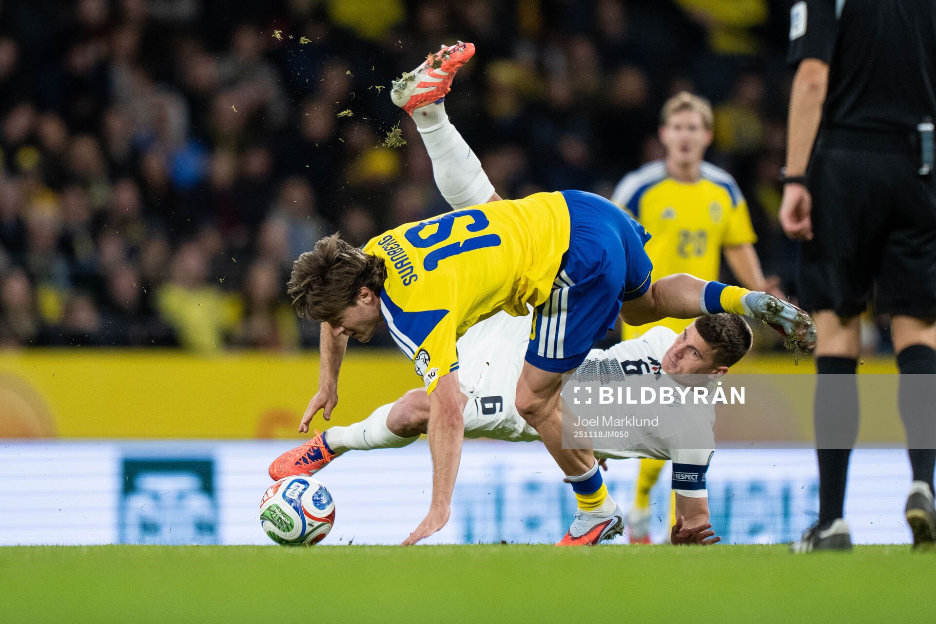 Mattias Svanberg of Sweden and Jaka Bijol of Slovenia