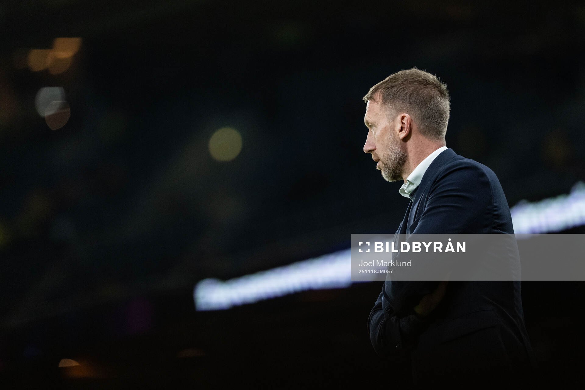 Head coach Graham Potter of Sweden
