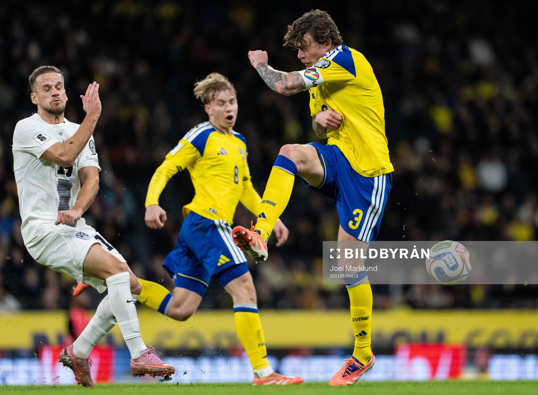 Tomi Horvat of Slovenia and Victor Nilsson Lindelöf of