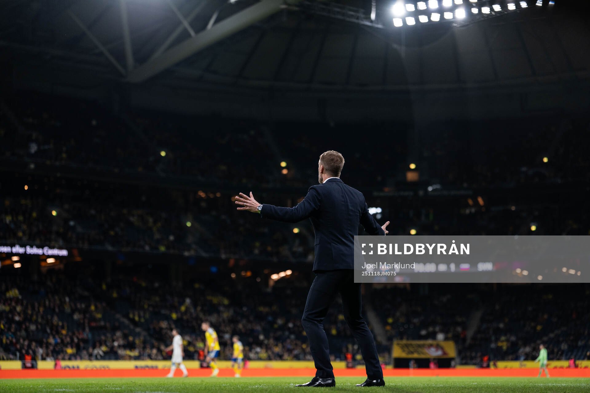 Head coach Graham Potter of Sweden