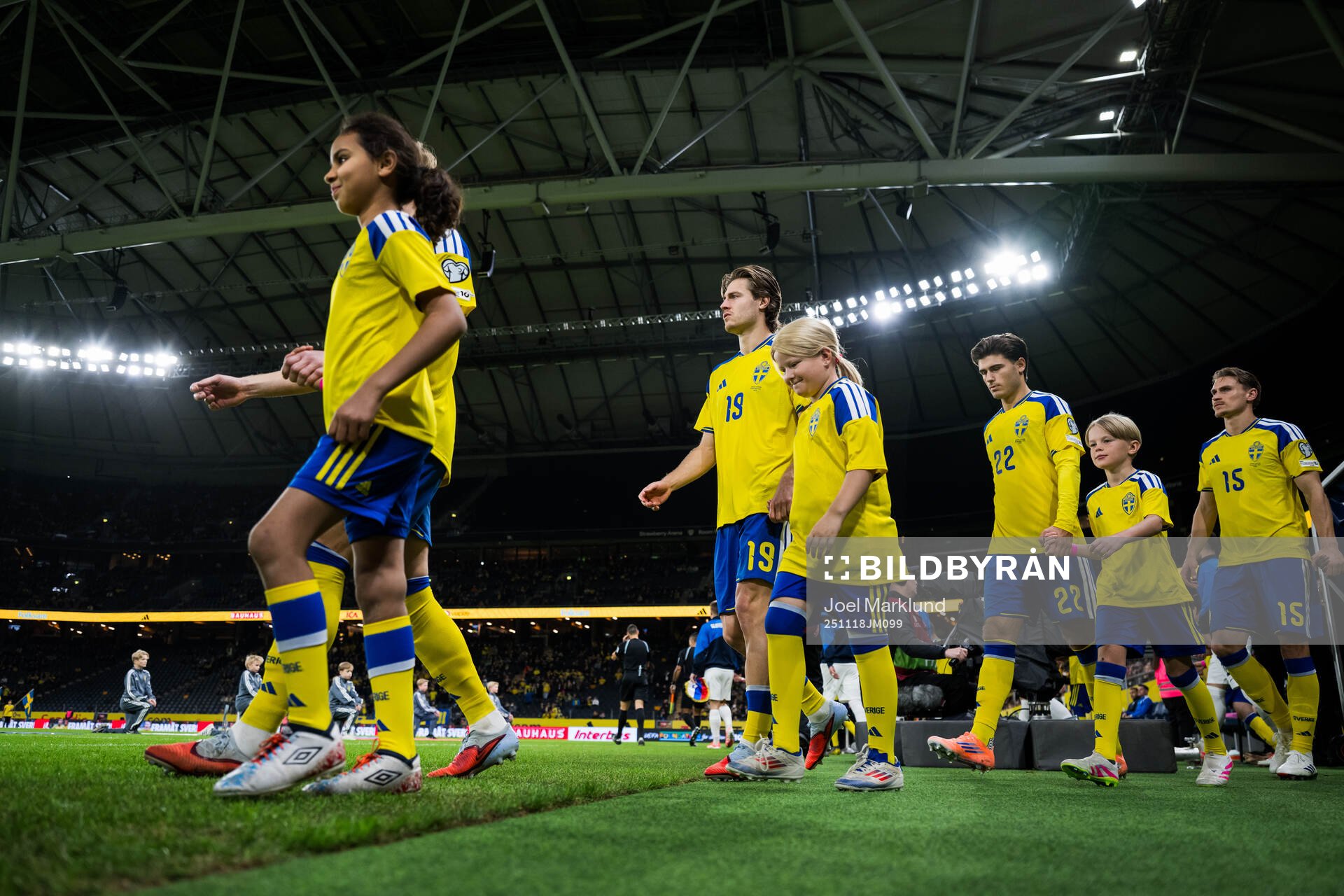 Mattias Svanberg, Besfort Zeneli and Carl Starfelt of