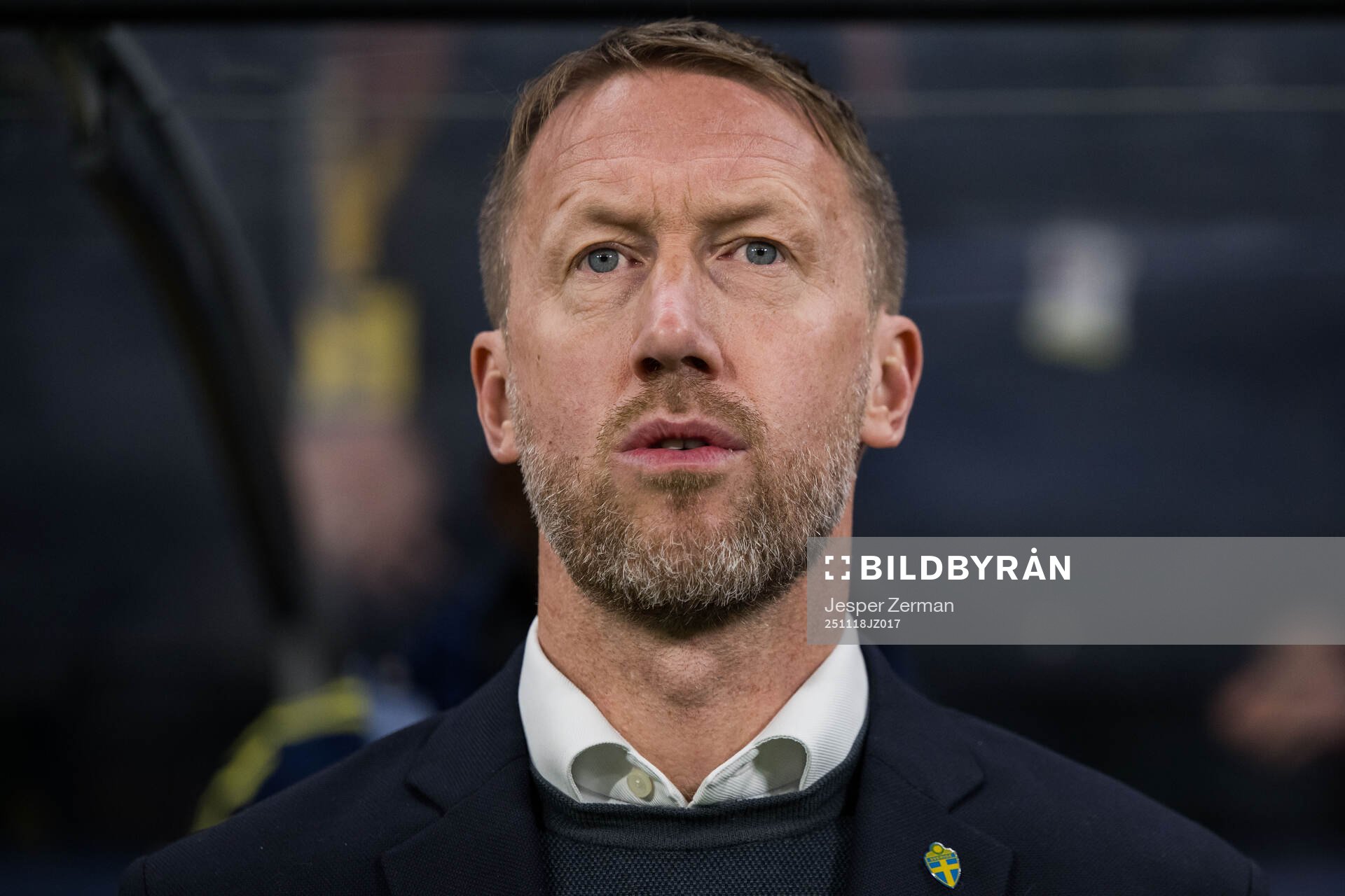 Head coach Graham Potter of Sweden