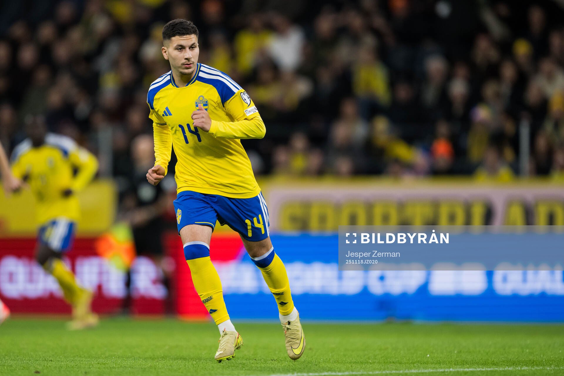 Roony Bardghji of Sweden