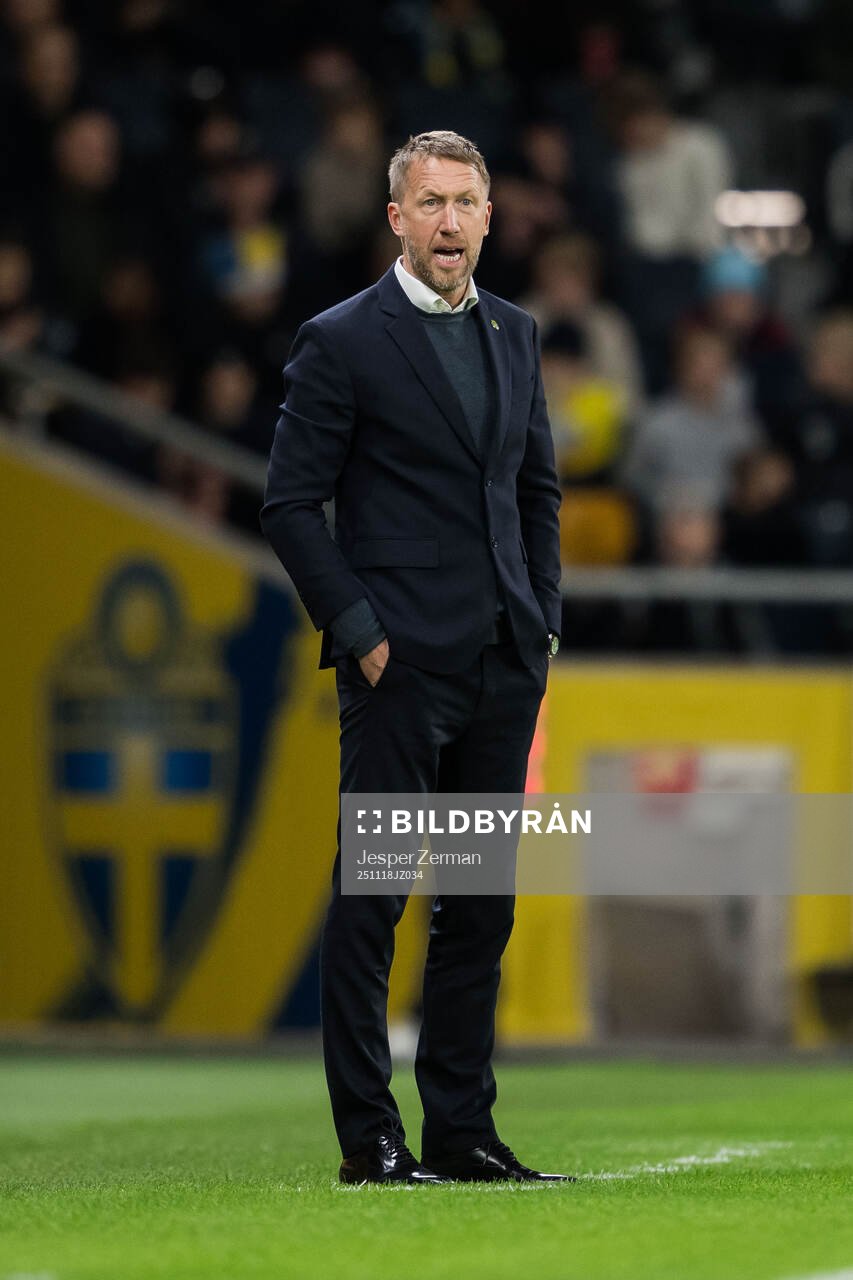 Head coach Graham Potter of Sweden