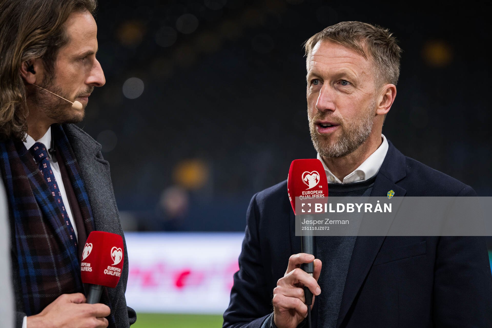 Head coach Graham Potter of Sweden in the Swedish