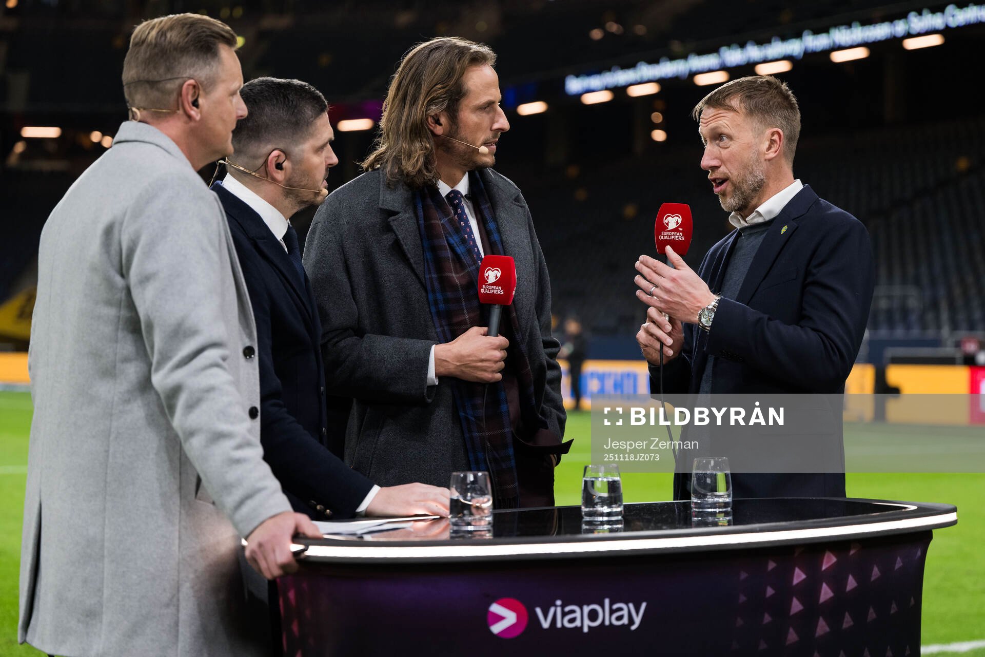 Head coach Graham Potter of Sweden in the Swedish