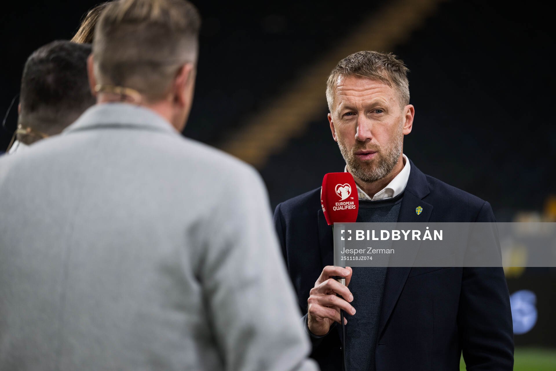 Head coach Graham Potter of Sweden in the Swedish