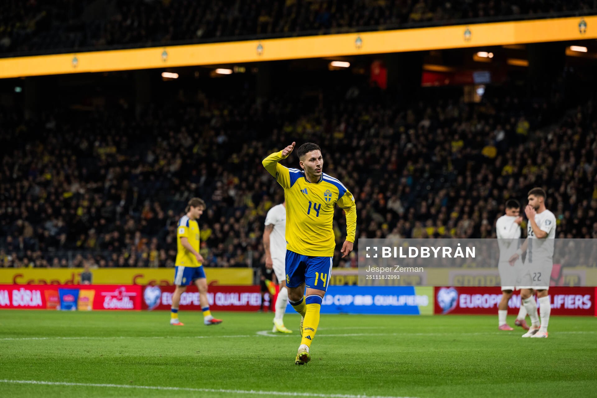 Roony Bardghji of Sweden