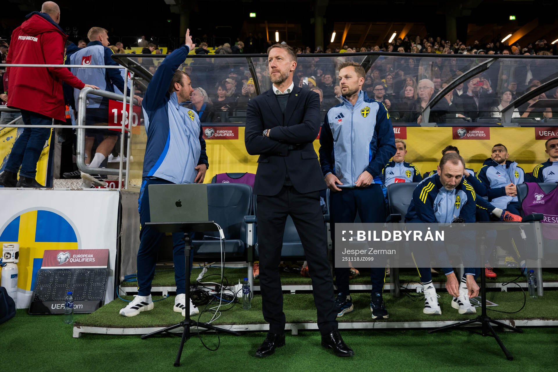 Head coach Graham Potter of Sweden