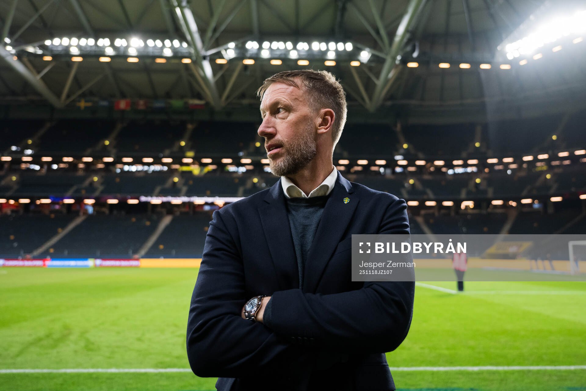 Head coach Graham Potter of Sweden