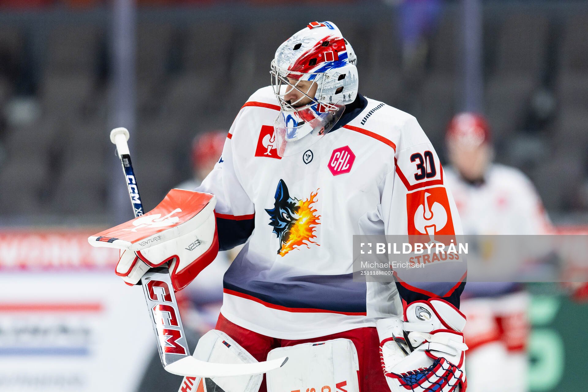 Goaltender Jakub Stepanck of Grenoble