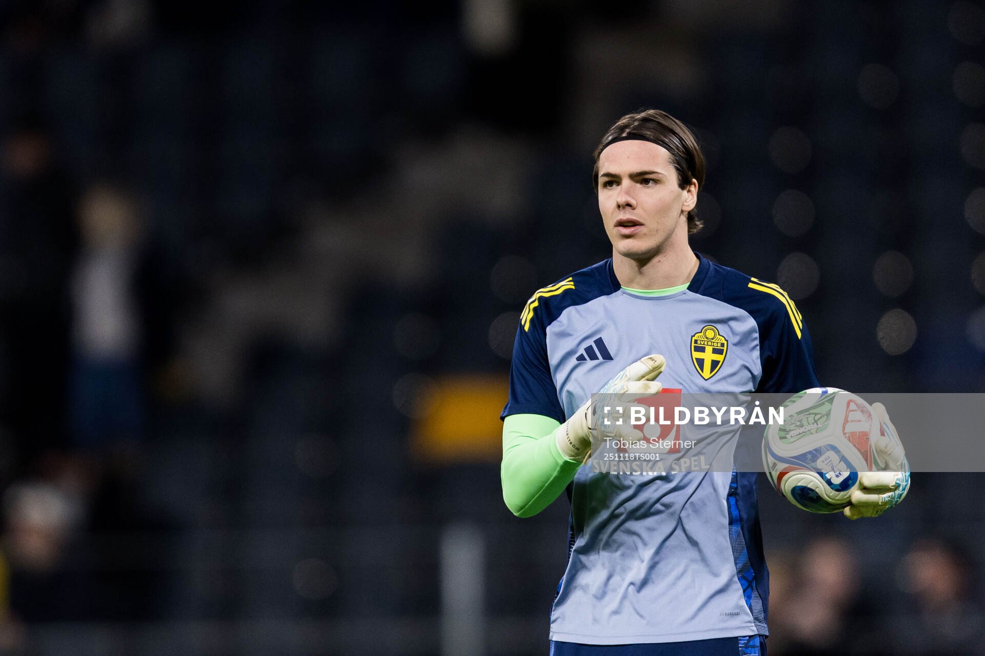 Goalkeeper Jacob Widell Zetterström of Sweden