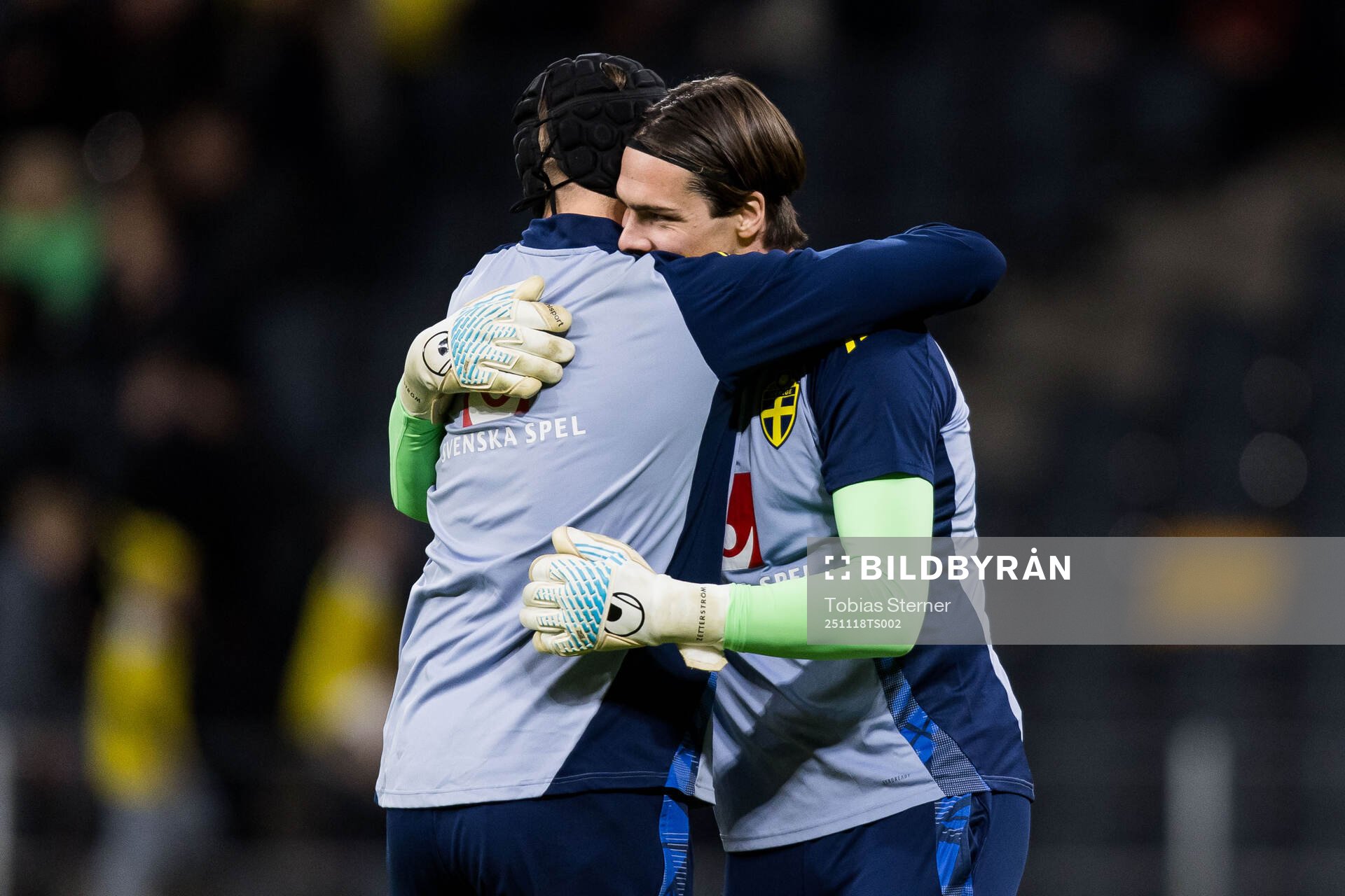 Goalkeeper Noel Törnqvist and goalkeeper Jacob Widell