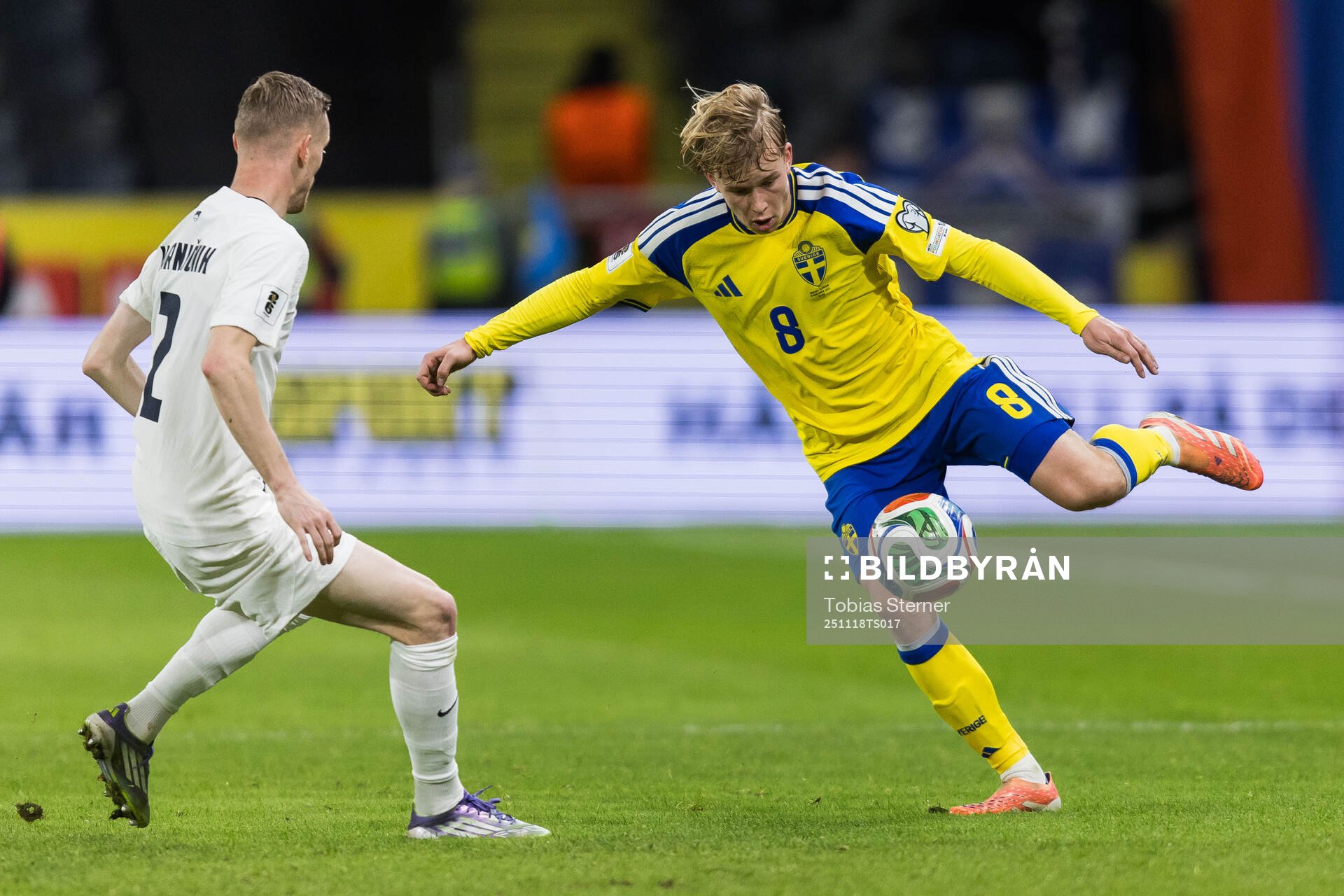 Zan Karnicnik of Slovenia and Daniel Svensson of Sweden