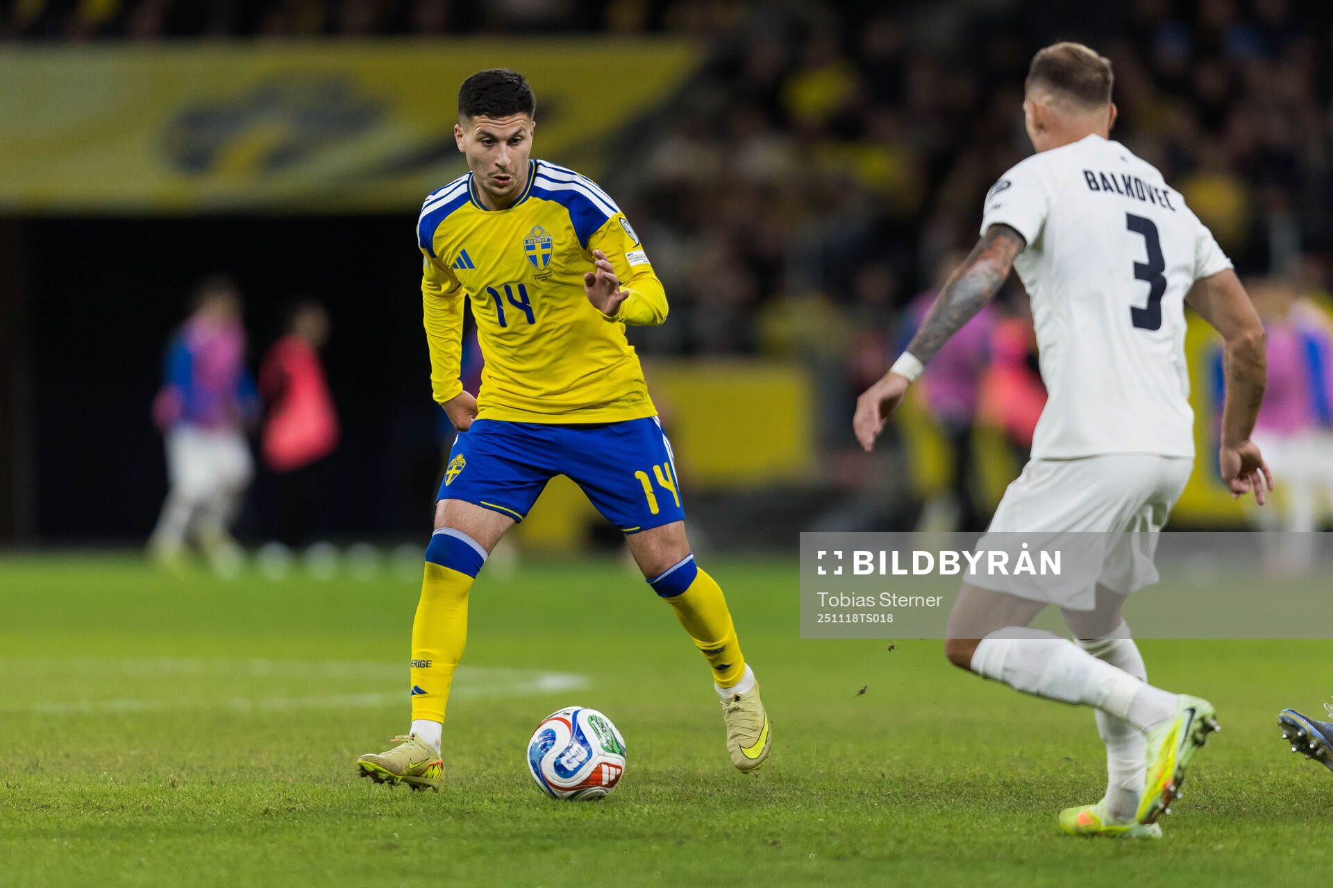 Roony Bardghji of Sweden