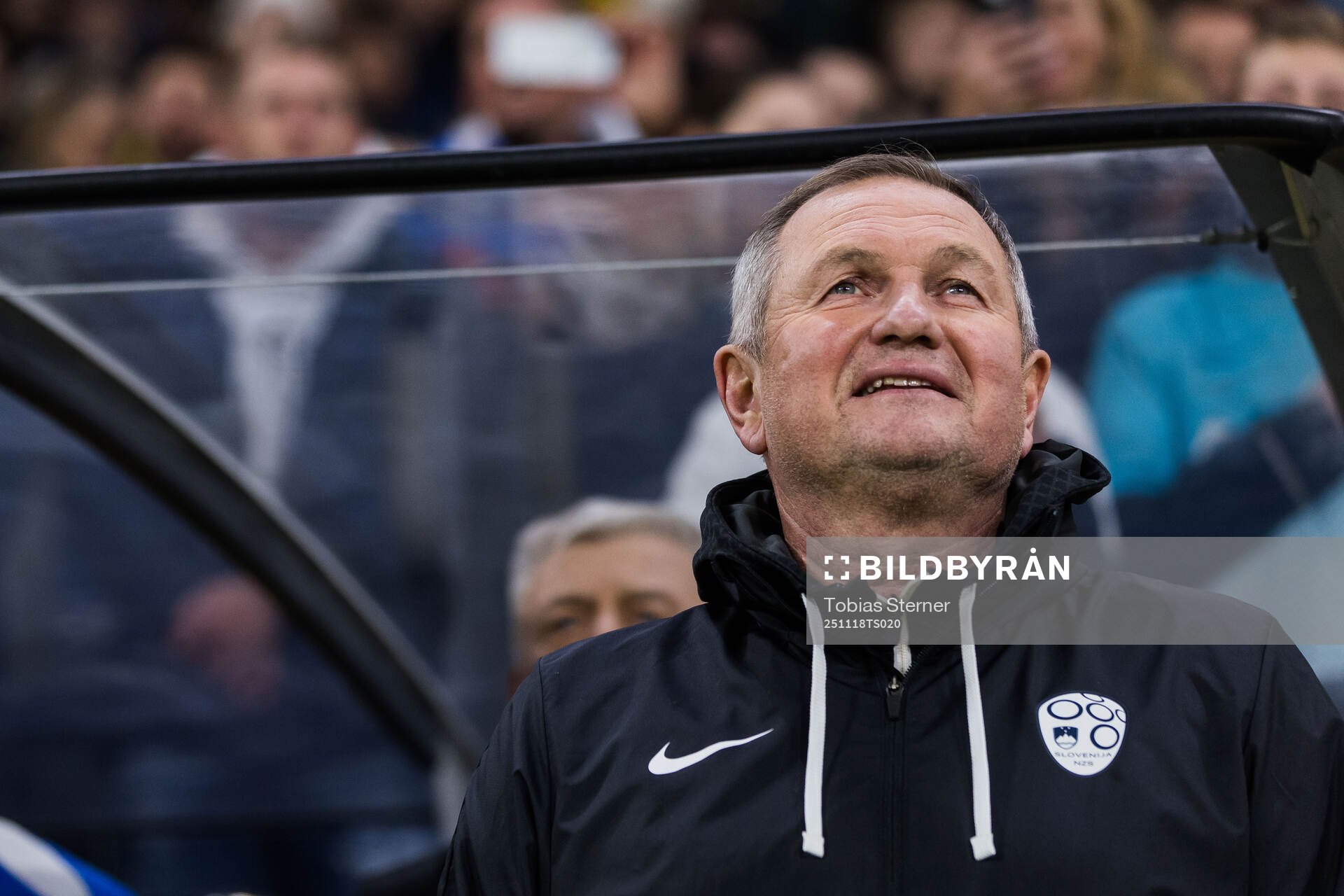 Head coach Matjaz Kek of Slovenia